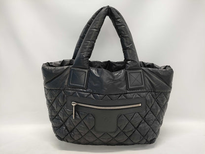 CHANEL Coco Cocoon Small Tote Bag, Black