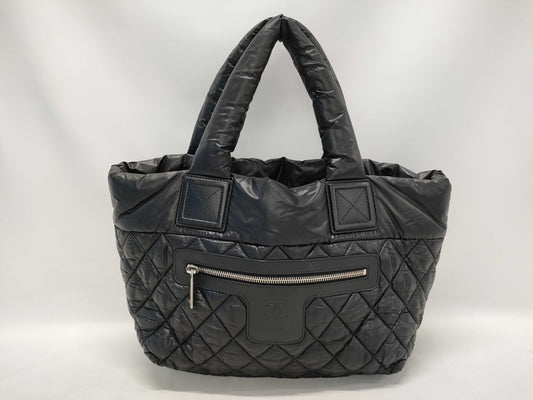 CHANEL Coco Cocoon Small Tote Bag, Black
