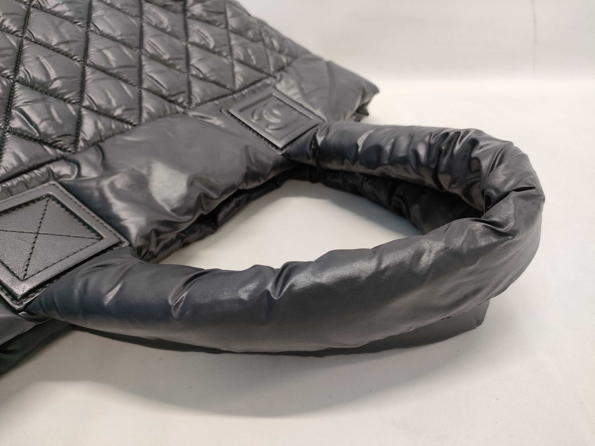 CHANEL Coco Cocoon Small Tote Bag, Black