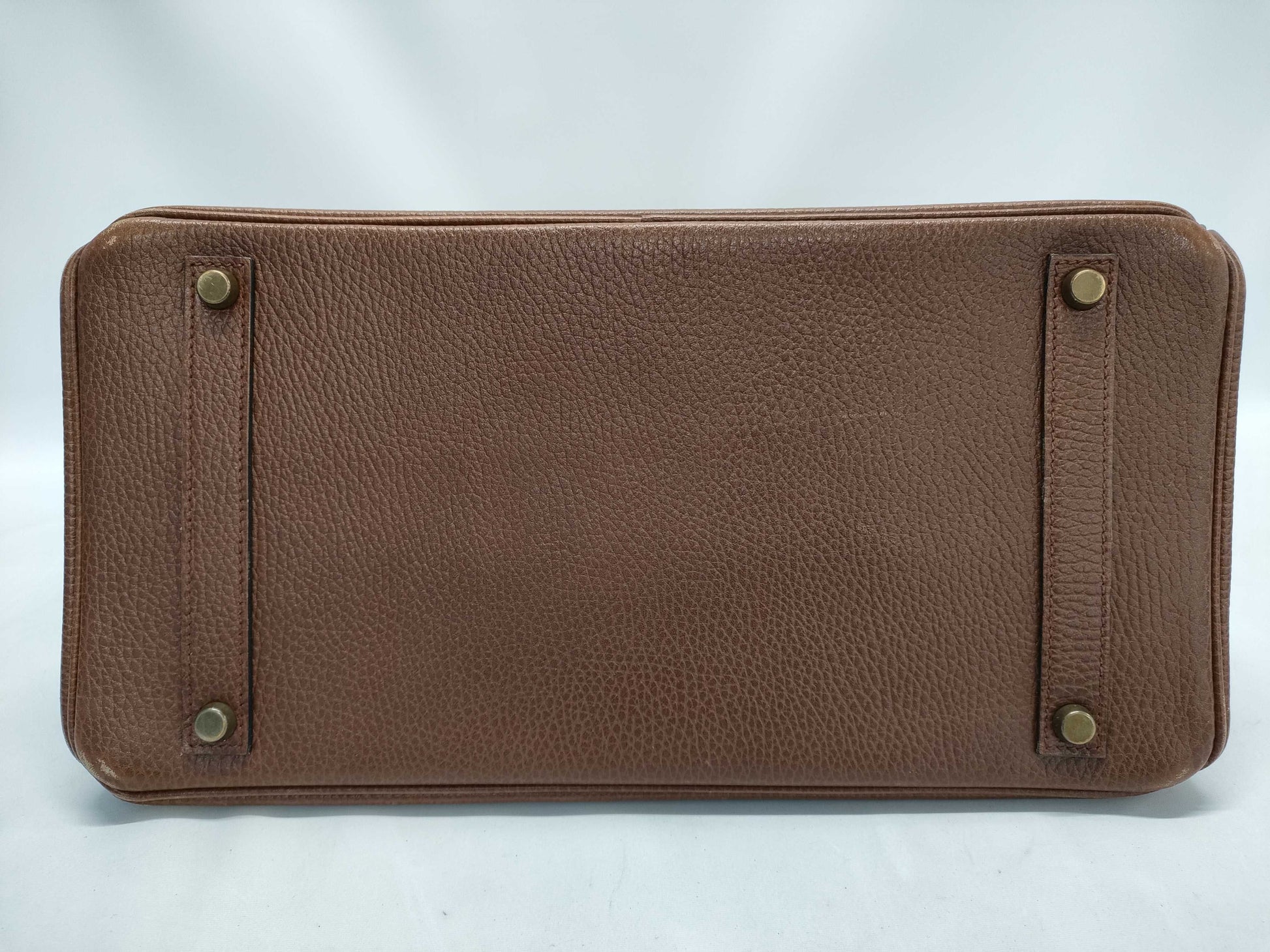 HERMES Birkin 35 〇Y Stamp Ardennes Brown Handbag