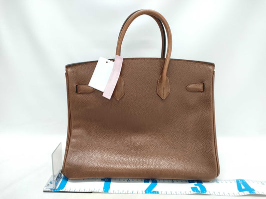 HERMES Birkin 35 〇Y Stamp Ardennes Brown Handbag