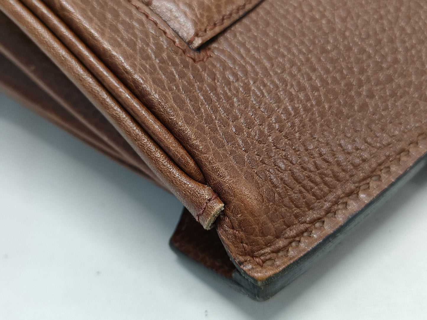 HERMES Birkin 35 〇Y Stamp Ardennes Brown Handbag