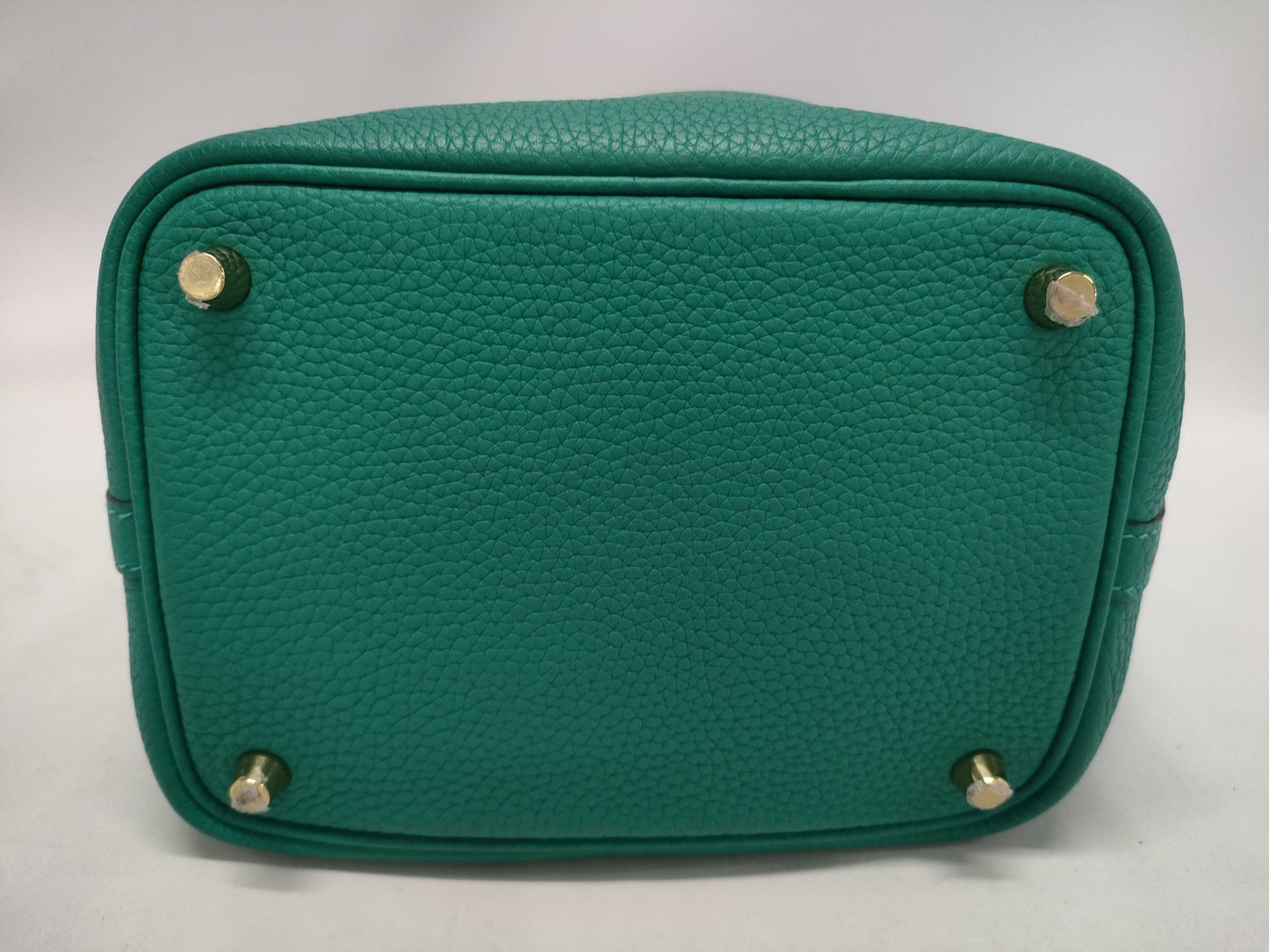 HERMES Picotin Picotin Lock PM D Stamp Togo Green Handbag