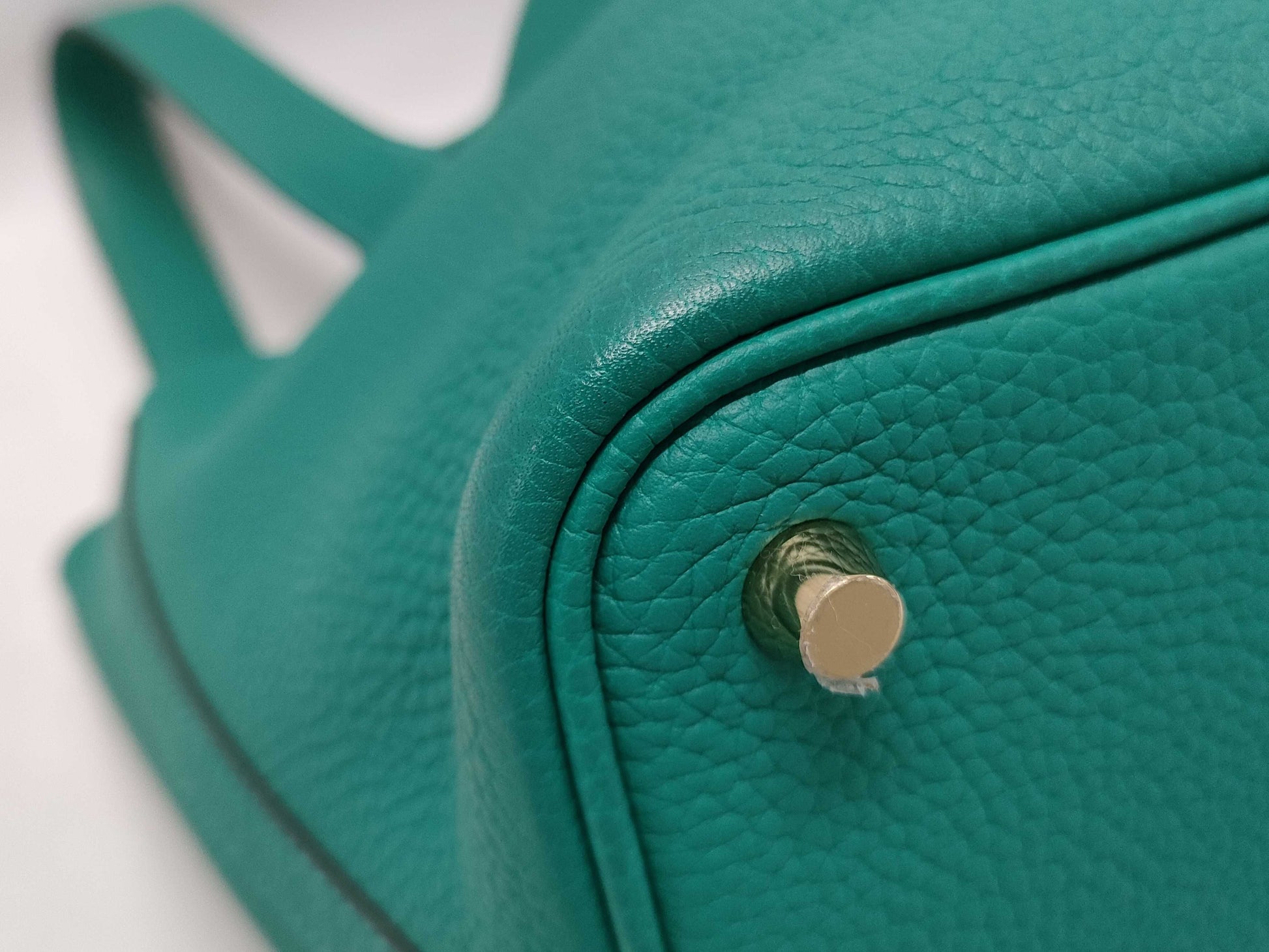 HERMES Picotin Picotin Lock PM D Stamp Togo Green Handbag