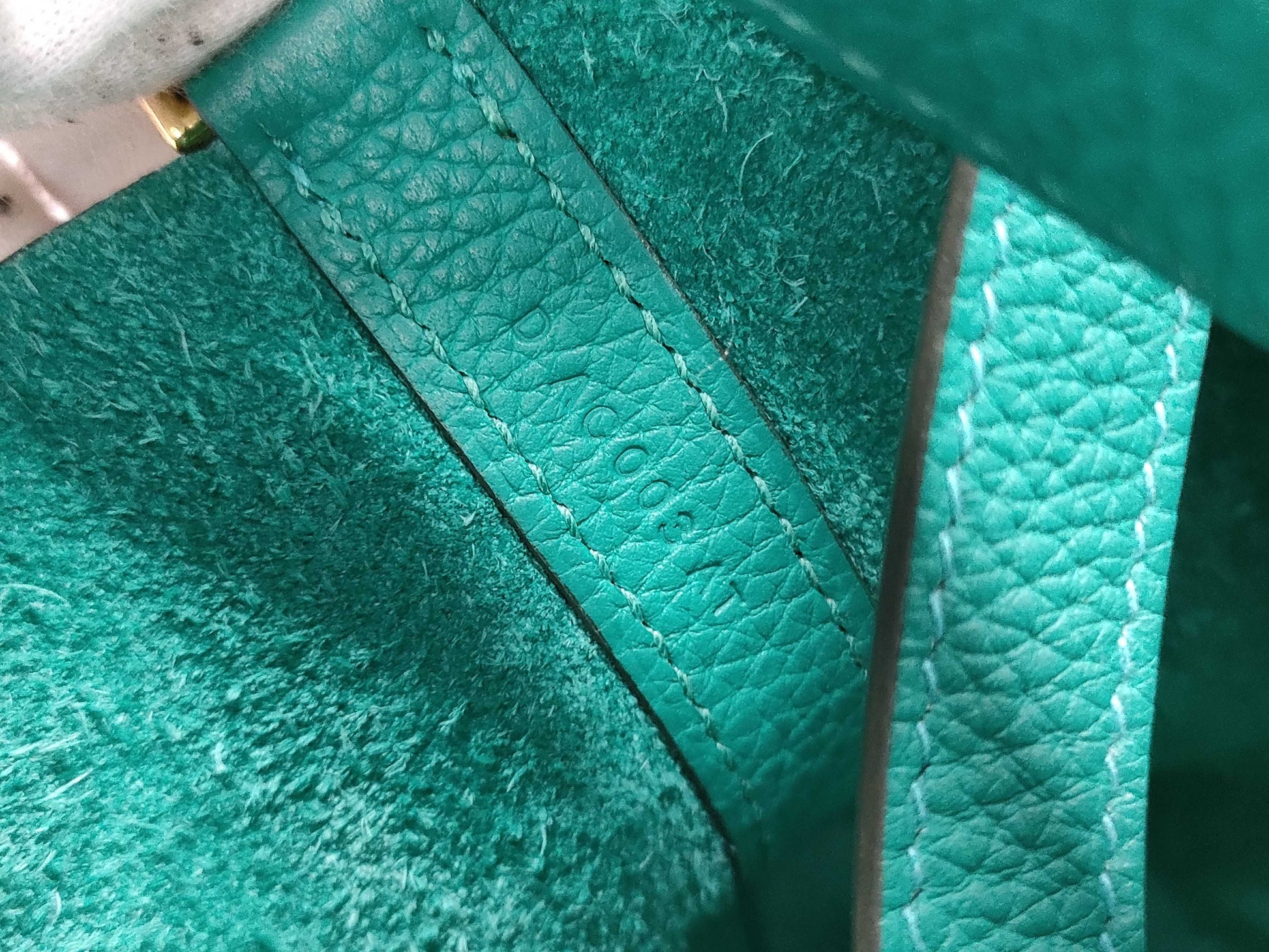 HERMES Picotin Picotin Lock PM D Stamp Togo Green Handbag
