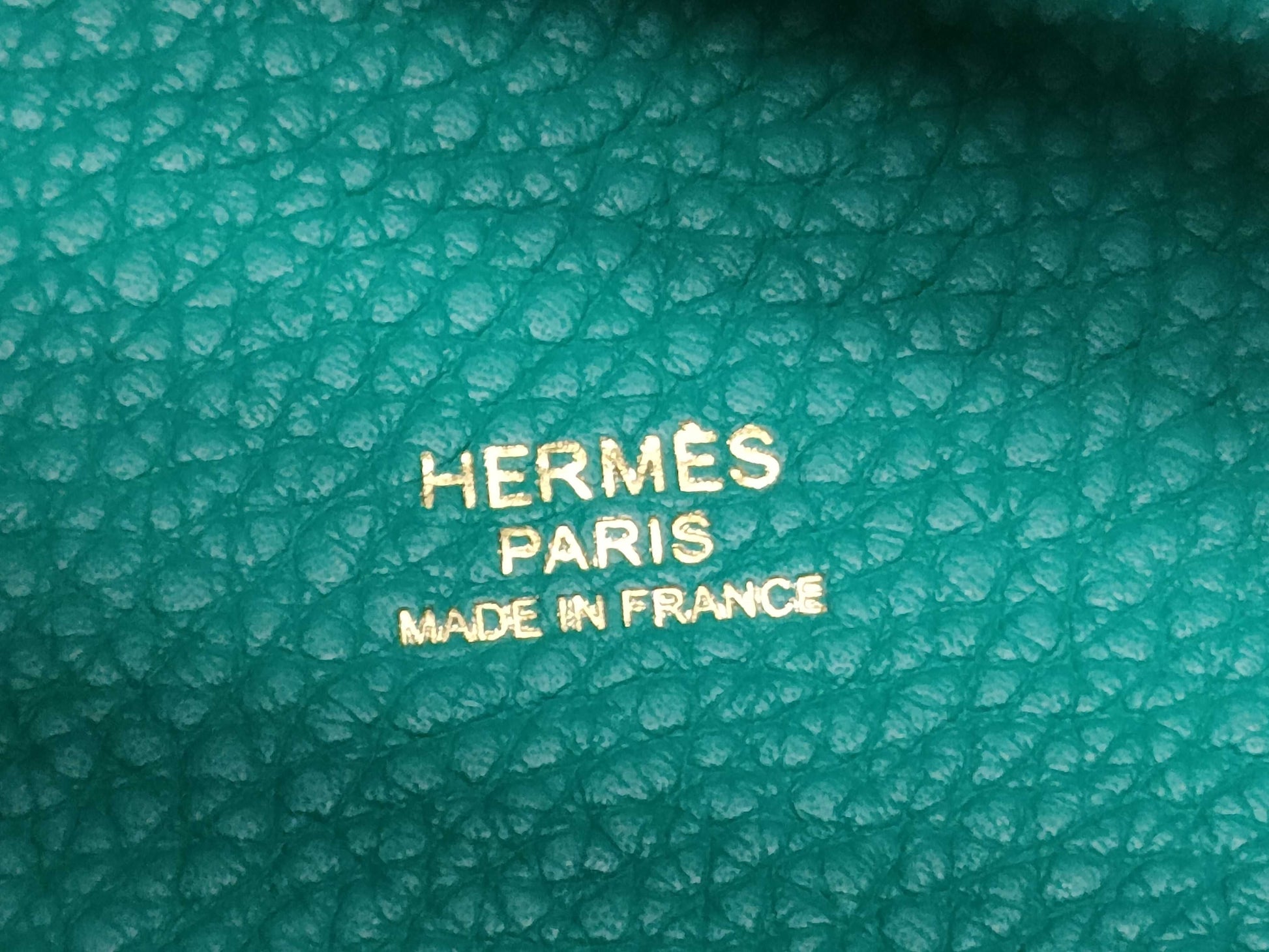 HERMES Picotin Picotin Lock PM D Stamp Togo Green Handbag