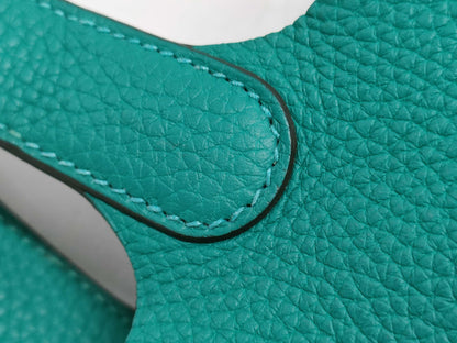 HERMES Picotin Picotin Lock PM D Stamp Togo Green Handbag