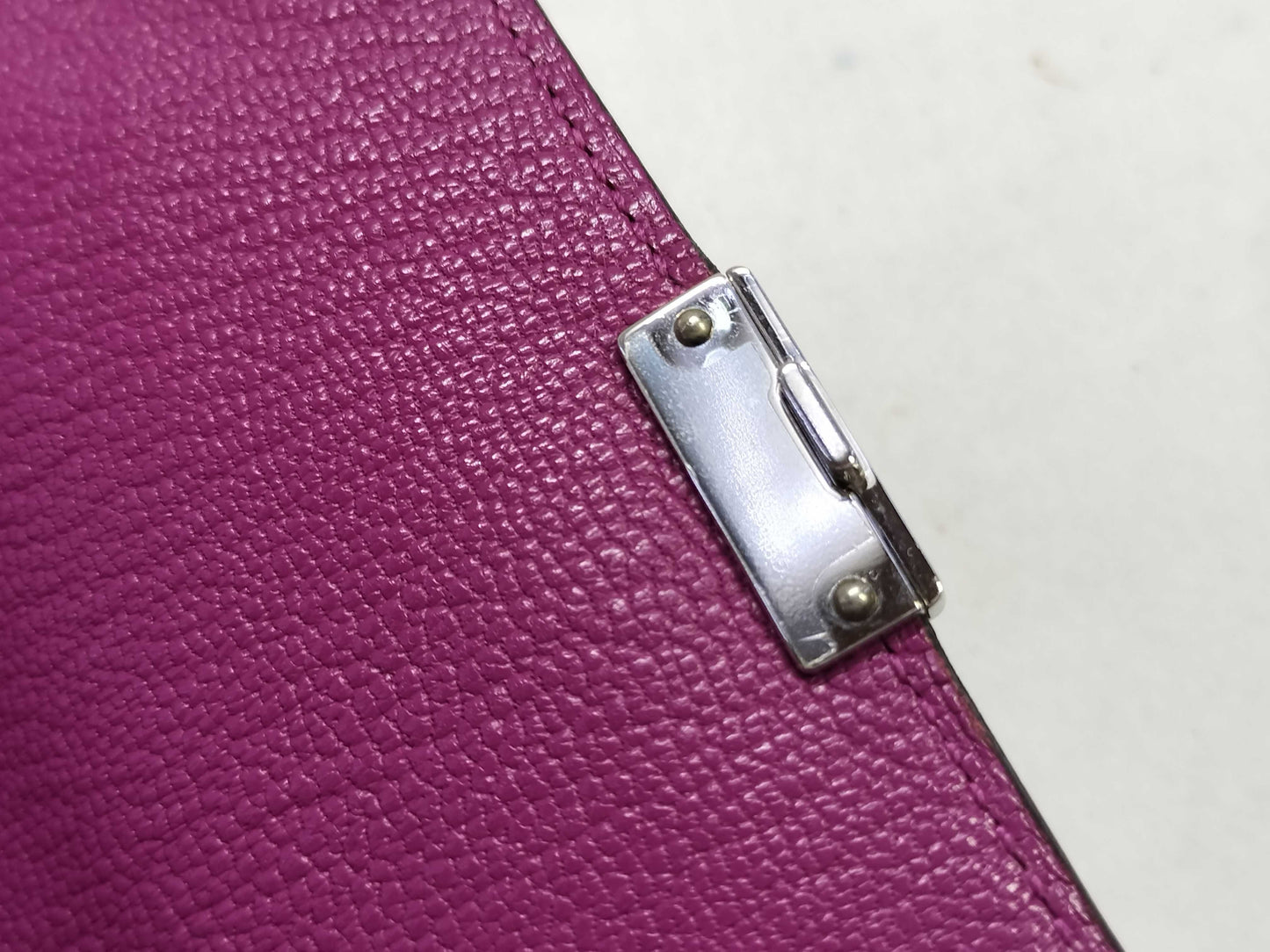 HERMES Click 16 C Stamp Purple Shoulder Bag