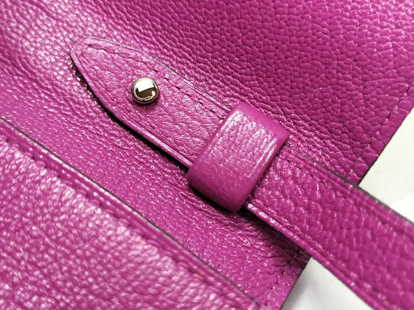 HERMES Click 16 C Stamp Purple Shoulder Bag