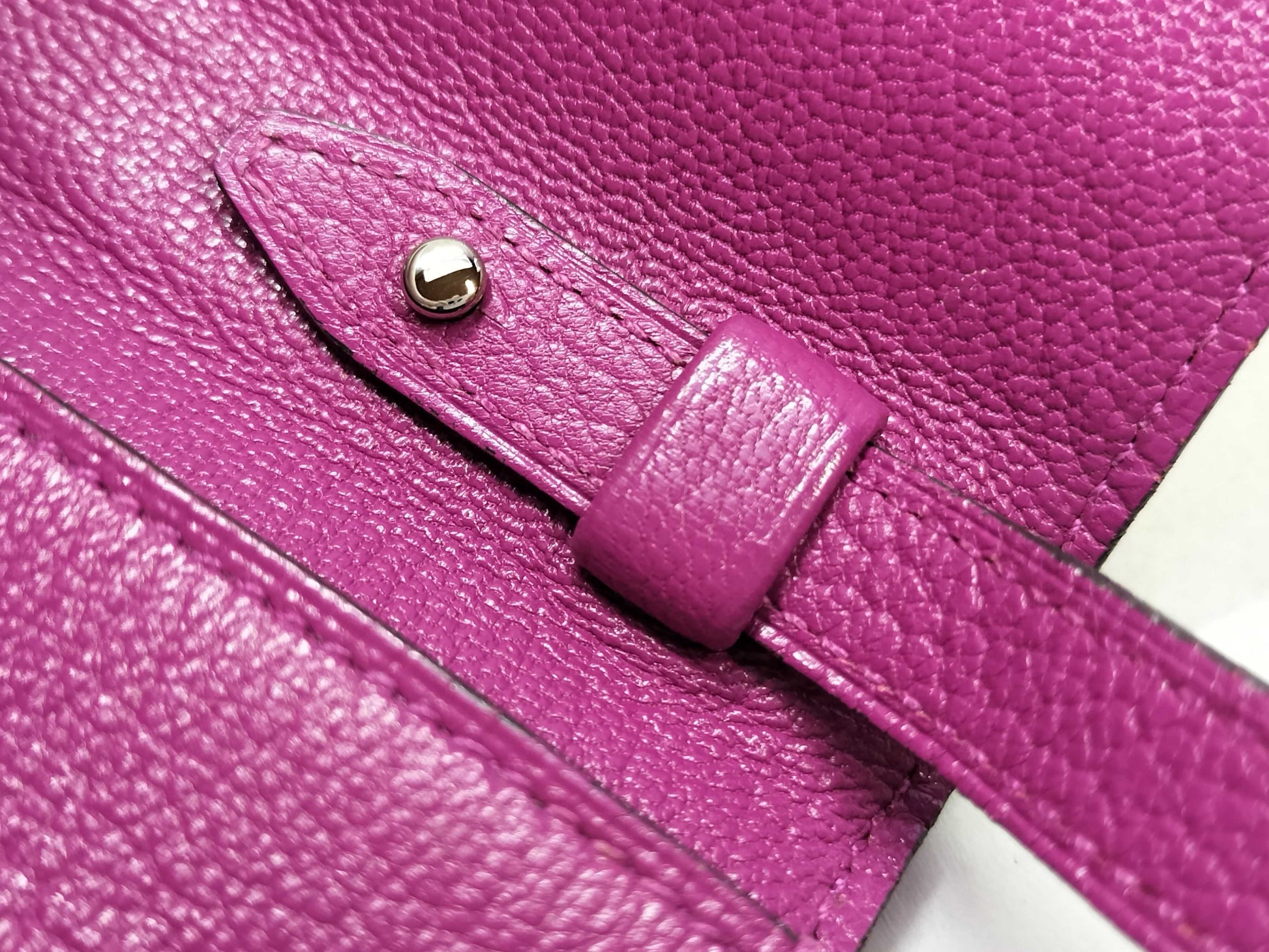 HERMES Click 16 C Stamp Purple Shoulder Bag