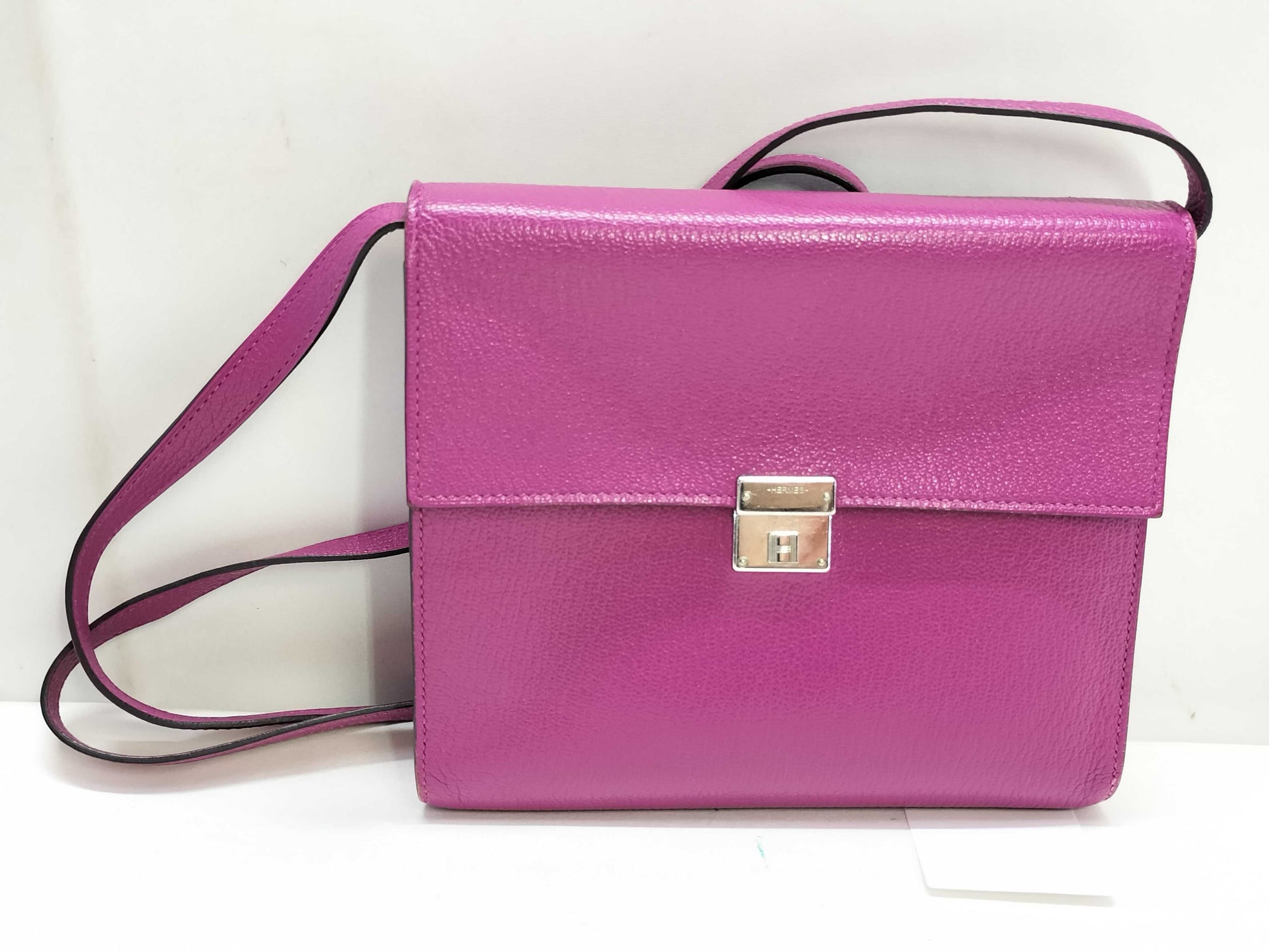 HERMES Click 16 C Stamp Purple Shoulder Bag