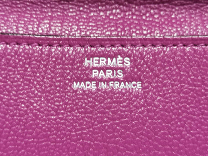 HERMES Click 16 C Stamp Purple Shoulder Bag
