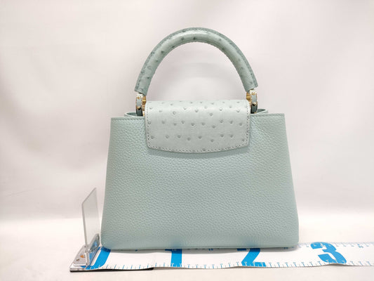 LOUIS VUITTON Capucines BB Ostrich Leather Handbag N84073