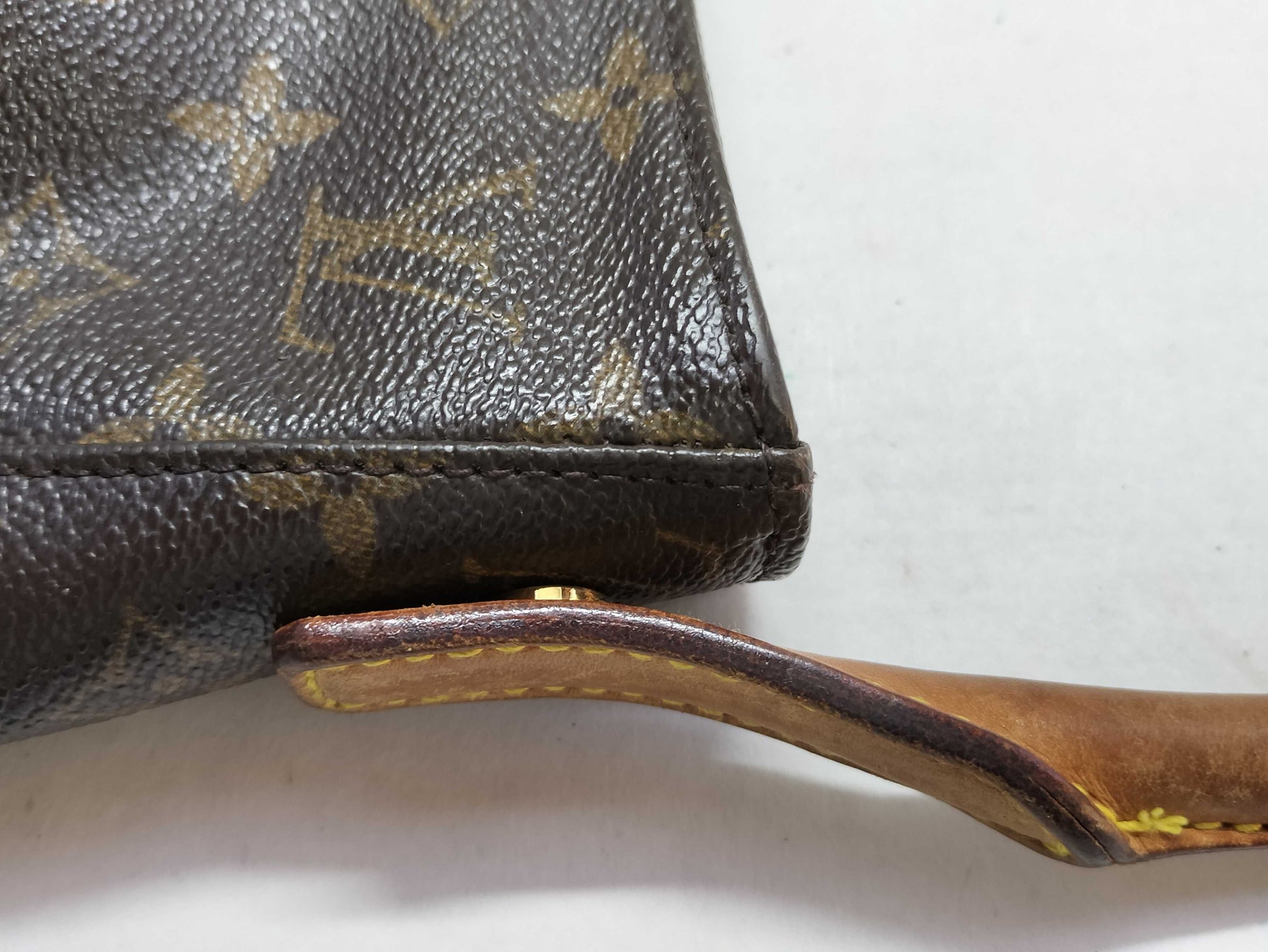 LOUIS VUITTON Monogram M51145 Looping GM SN0062 Shoulder Bag