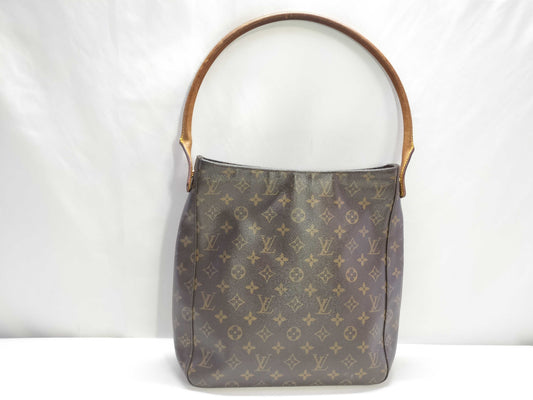 LOUIS VUITTON Monogram M51145 Looping GM SN0062 Shoulder Bag