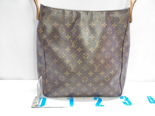 LOUIS VUITTON Monogram M51145 Looping GM SN0062 Shoulder Bag
