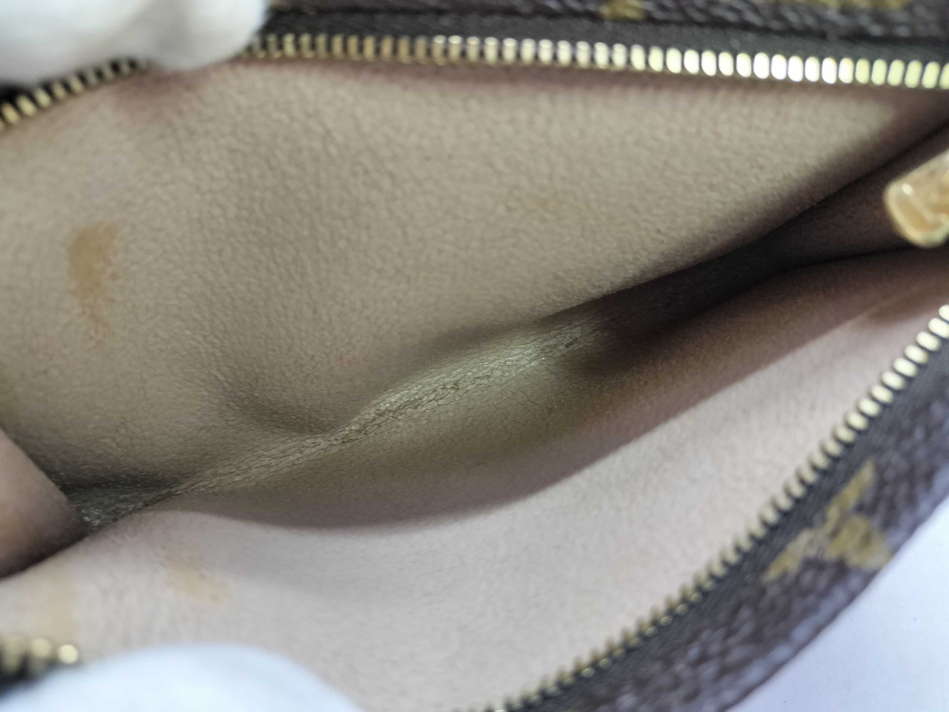 LOUIS VUITTON Monogram M42238 Bucket PM AR0957 Handbag