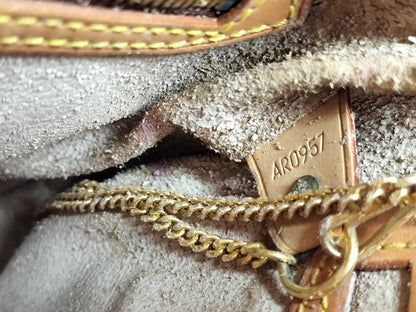 LOUIS VUITTON Monogram M42238 Bucket PM AR0957 Handbag