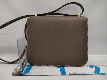 HERMES Constance 3 Mini Etoupe Epson K engraved 25th anniversary G hardware shoulder bag