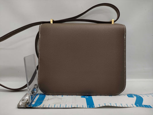 HERMES Constance 3 Mini Etoupe Epson K engraved 25th anniversary G hardware shoulder bag
