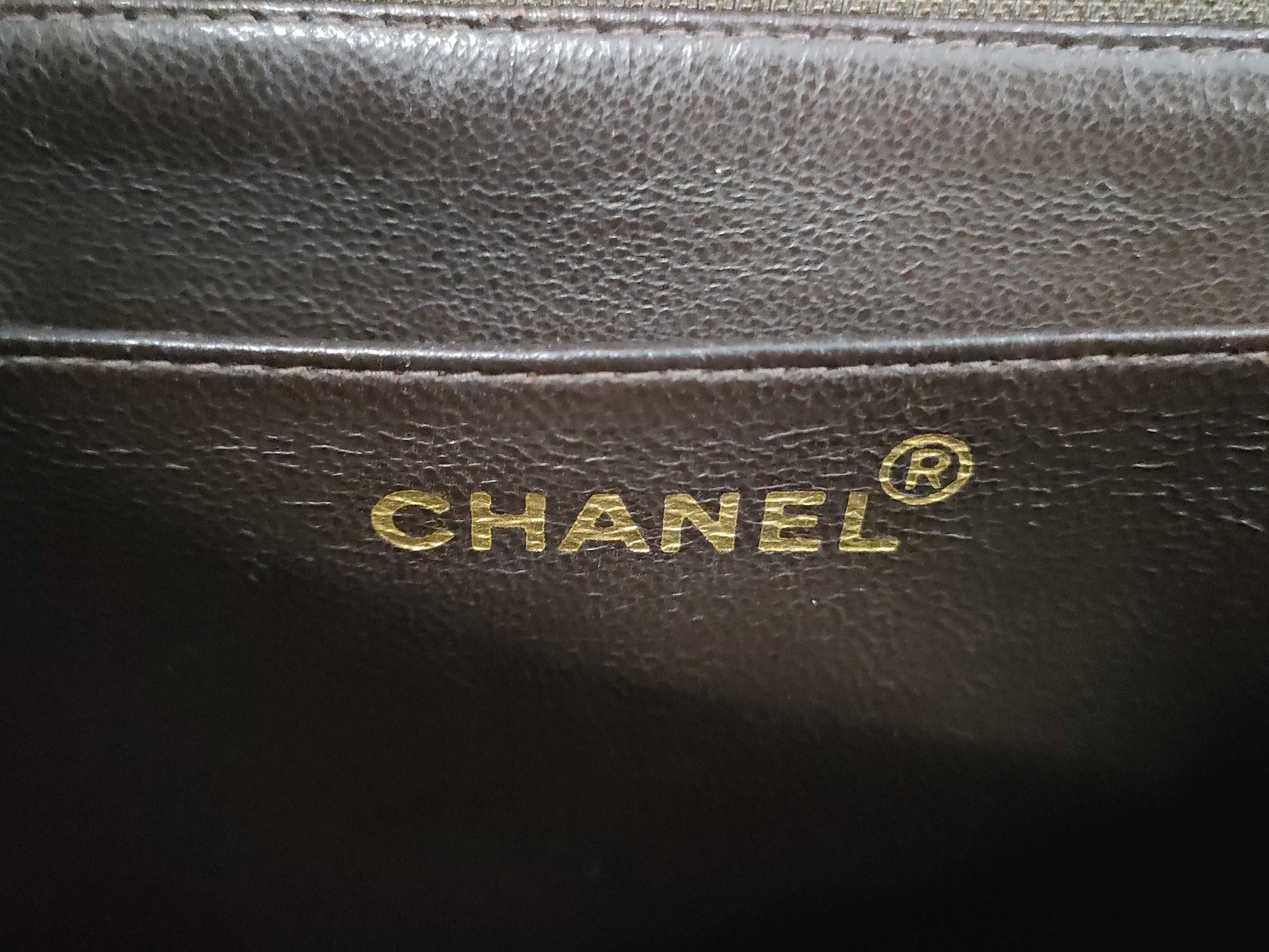 CHANEL Matelasse Caviar Leather Handbag in Brown with Coco Hardware A12397