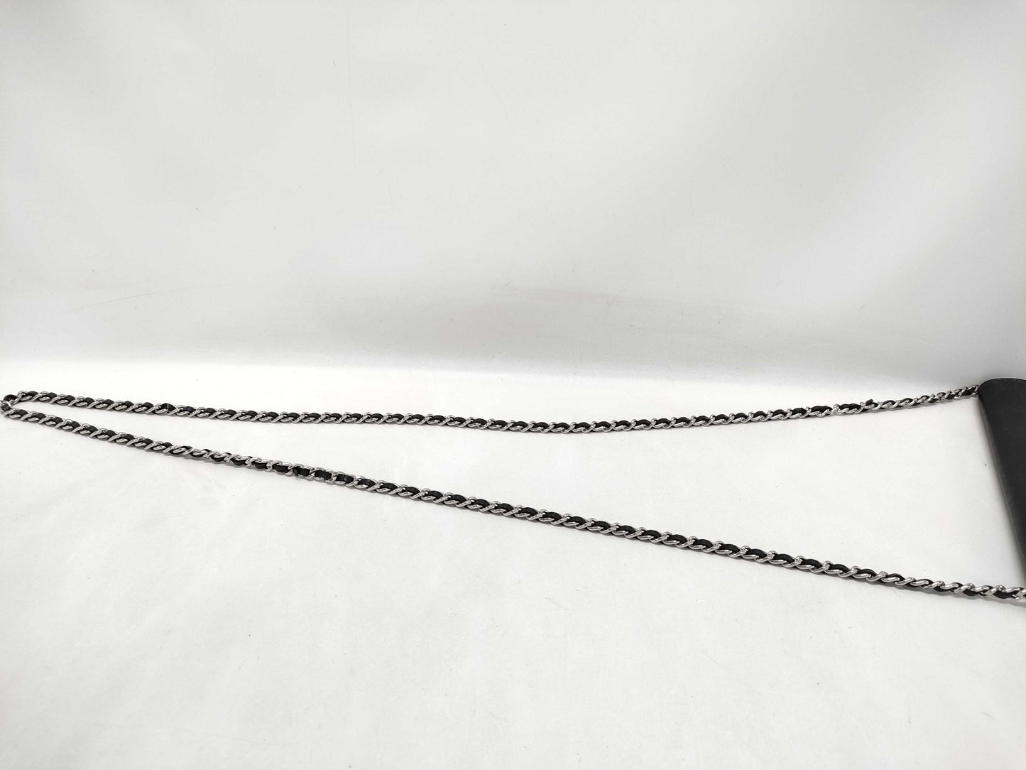 CHANEL Coco Mark Chain Wallet Black Shoulder Bag