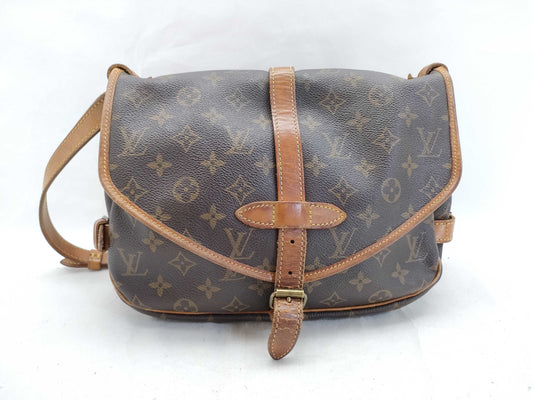 LOUIS VUITTON Monogram Saumur 30 Shoulder Bag