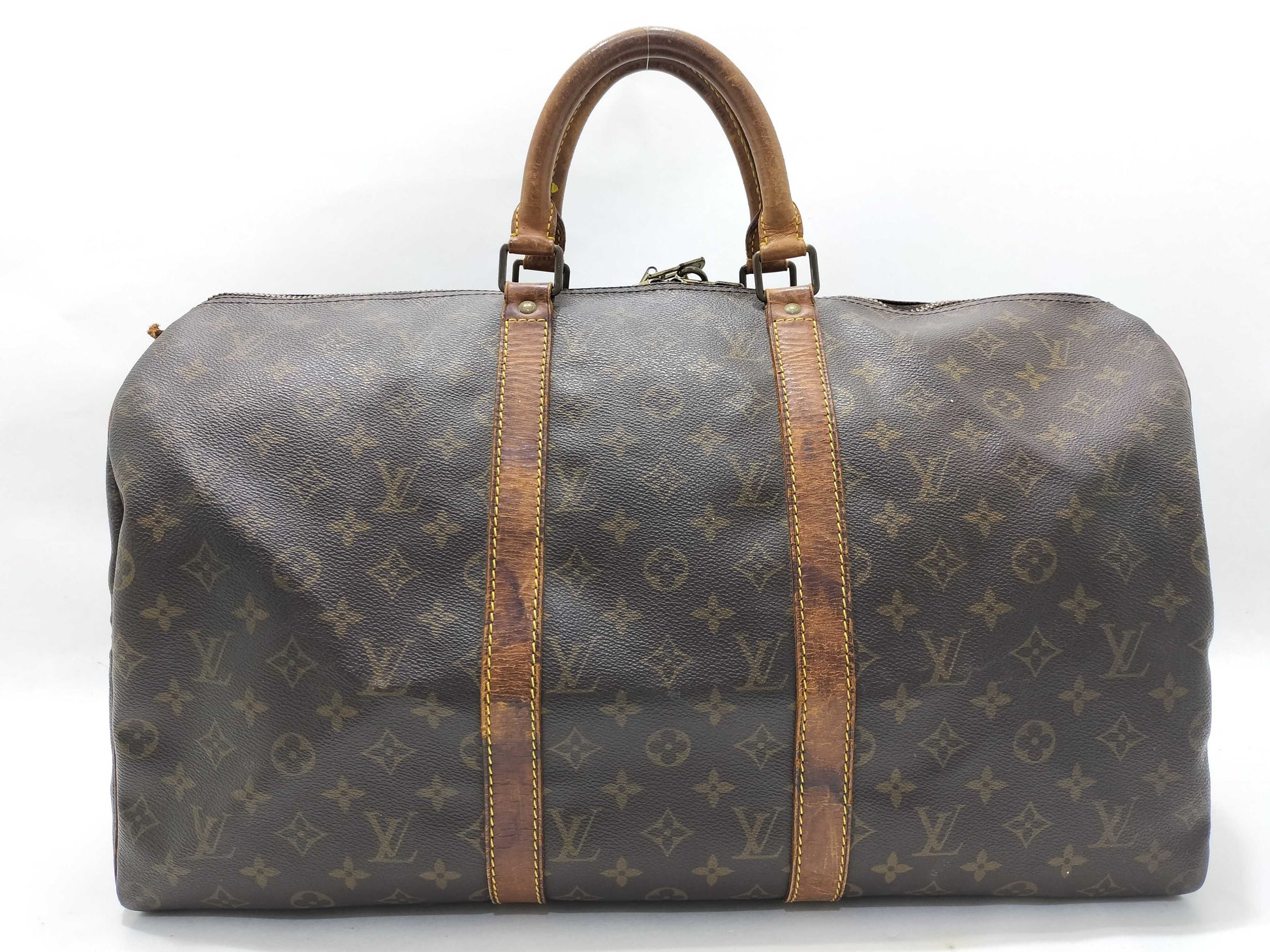 LOUIS VUITTON M41426 Monogram Louis Vuitton Keepall 50 Boston Bag