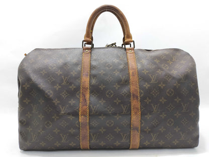 LOUIS VUITTON M41426 Monogram Louis Vuitton Keepall 50 Boston Bag