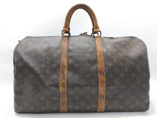 LOUIS VUITTON M41426 Monogram Louis Vuitton Keepall 50 Boston Bag