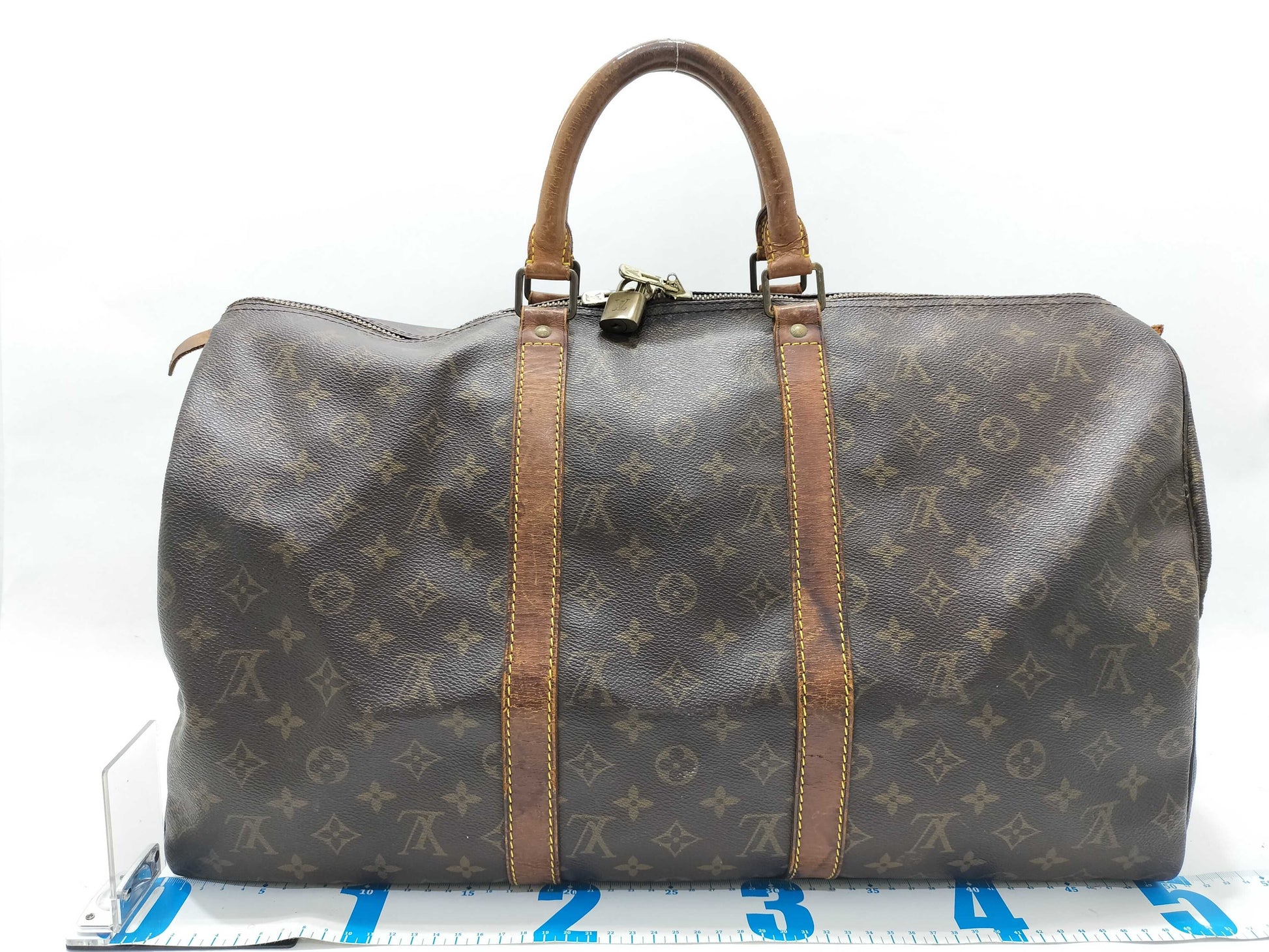 LOUIS VUITTON M41426 Monogram Louis Vuitton Keepall 50 Boston Bag