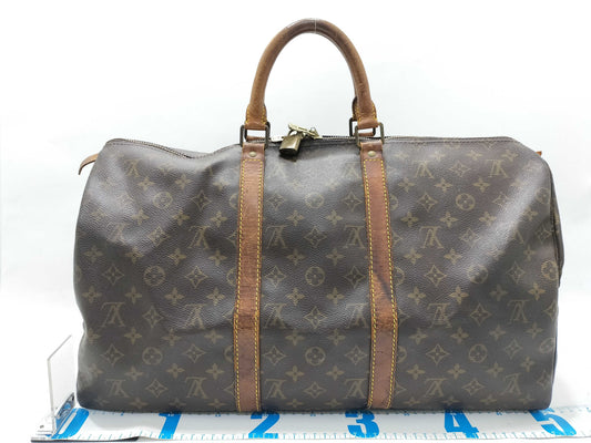 LOUIS VUITTON M41426 Monogram Louis Vuitton Keepall 50 Boston Bag