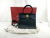 Salvatore Ferragamo Vara Ribbon Leather Handbag, BA21 4178, Black 