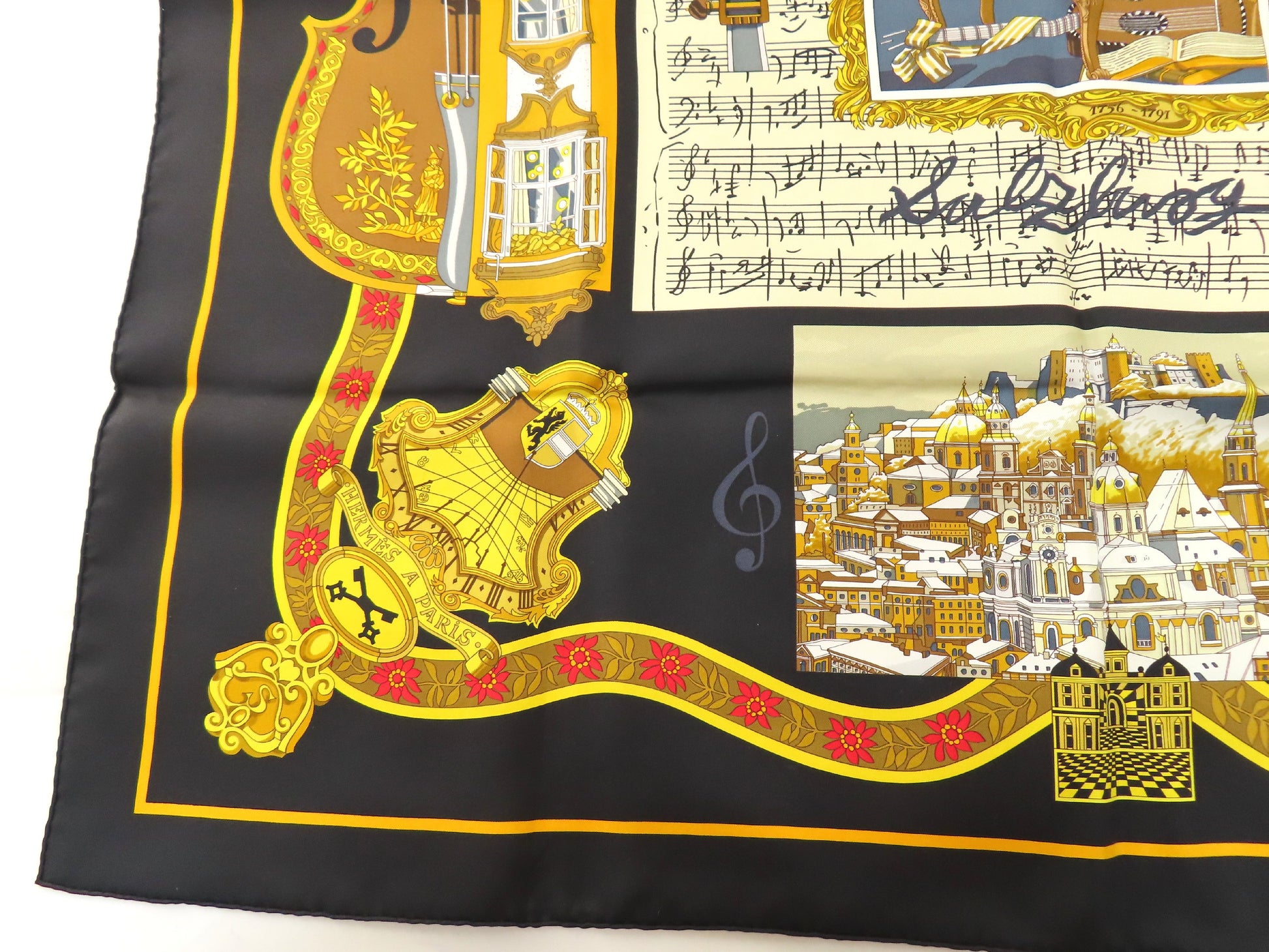 HERMES Carre HERMES Carre Carre 90 IN SALZBURG Scarf Scarf