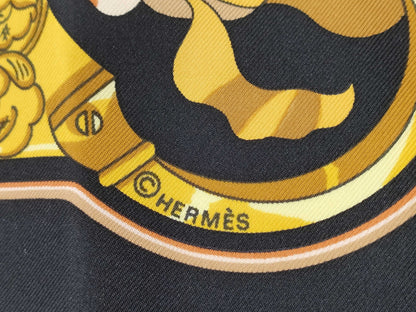 HERMES Carre 90 Sawdust Other Accessories
