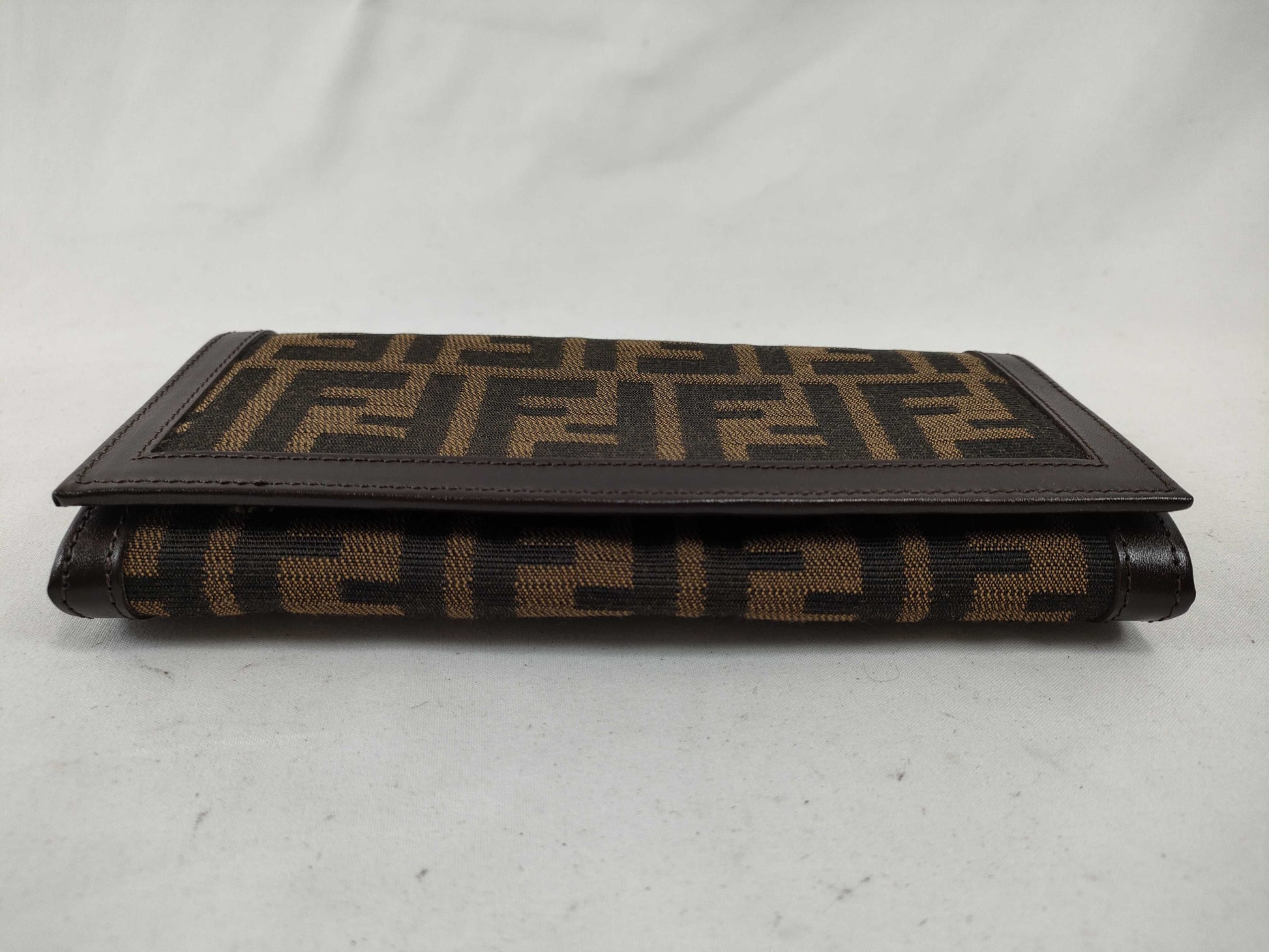 FENDI Zucca Pattern Bifold Long Wallet