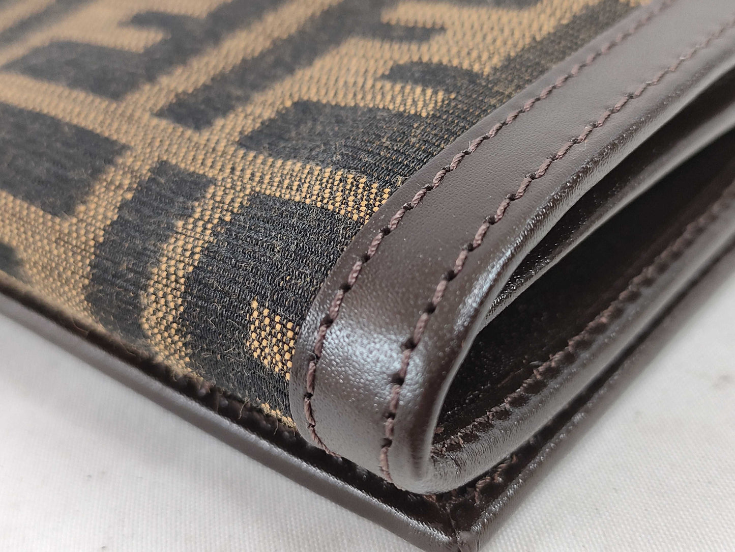 FENDI Zucca Pattern Bifold Long Wallet