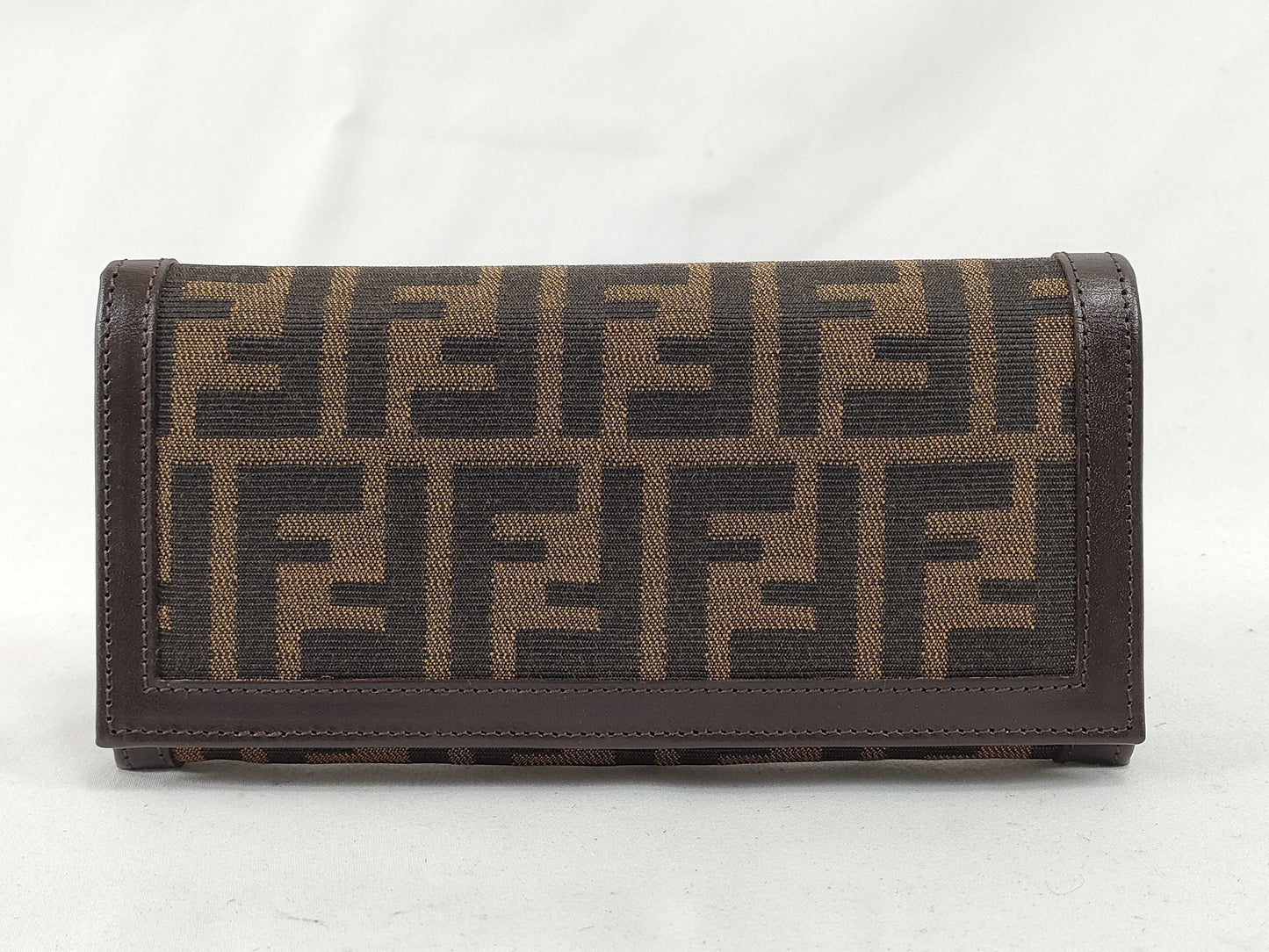 FENDI Zucca Pattern Bifold Long Wallet