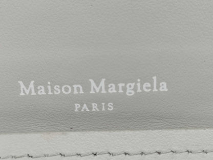 Margiela Broken Mirror Chain Wallet Calfskin Silver Shoulder Bag