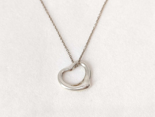 Tiffany & Co. Open Heart Tiffany Open Heart Necklace SV925 Necklace