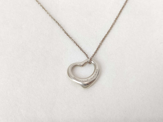 Tiffany & Co. Open Heart Tiffany Open Heart Necklace SV925 Necklace