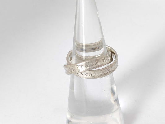 Tiffany & Co. Tiffany 1837 W Narrow Ring SV925 Ring