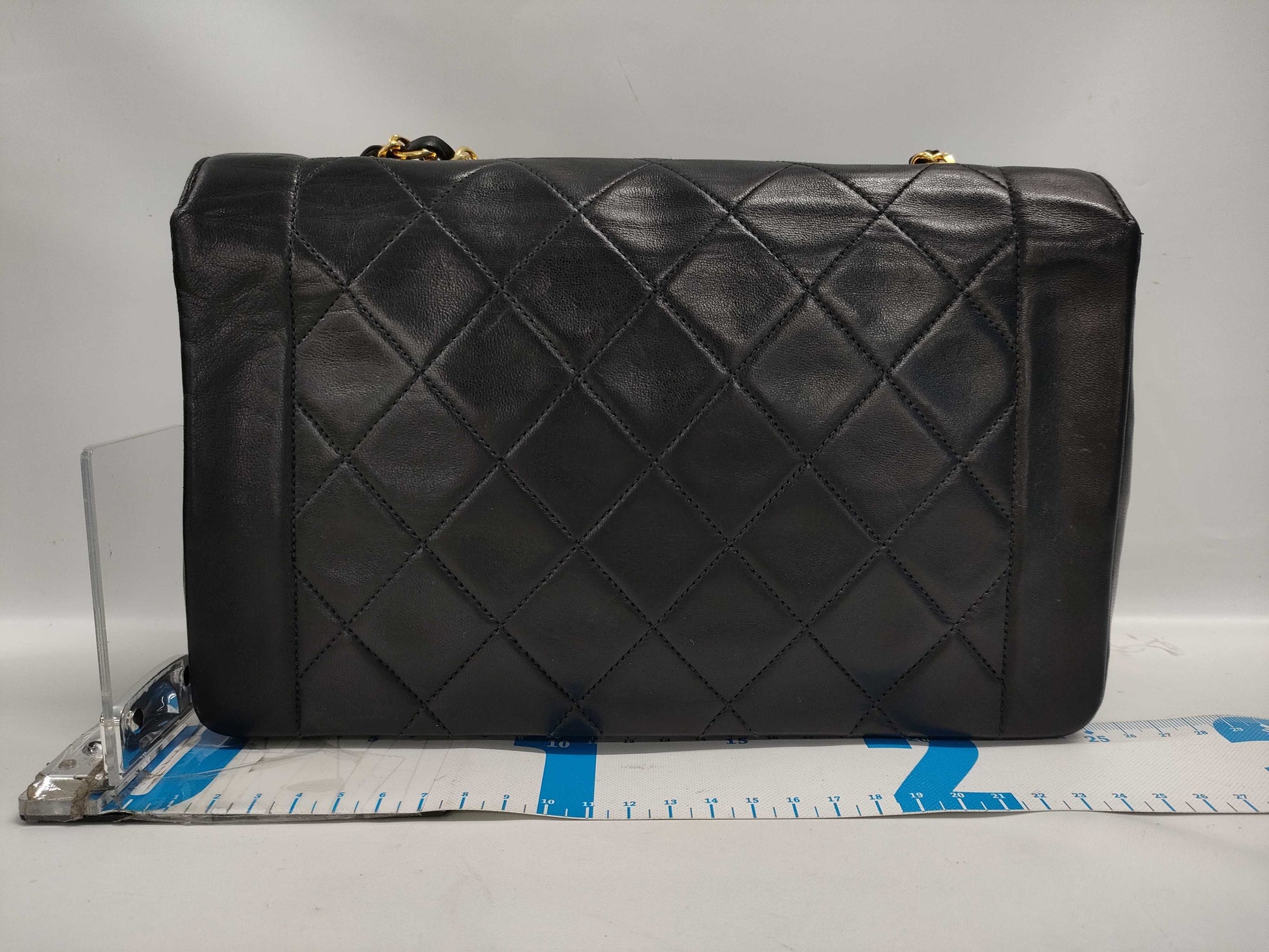 CHANEL Lambskin Matelasse Diana Flap Chain Shoulder Bag