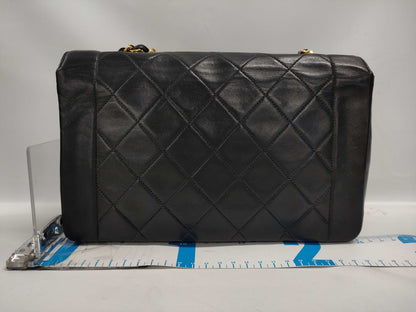 CHANEL Lambskin Matelasse Diana Flap Chain Shoulder Bag