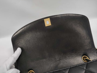 CHANEL Lambskin Matelasse Diana Flap Chain Shoulder Bag