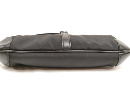 GUCCI Gucci Nylon One-Shoulder Handbag Black 001 4147