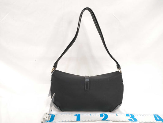 GUCCI Gucci Nylon One-Shoulder Handbag Black 001 4147