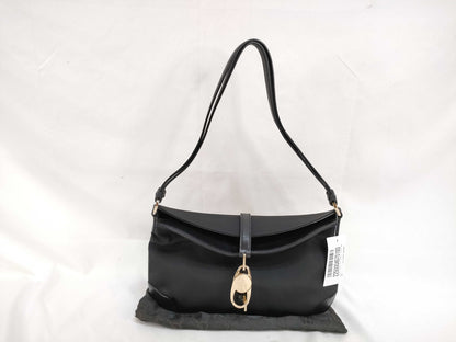 GUCCI Gucci Nylon One-Shoulder Handbag Black 001 4147