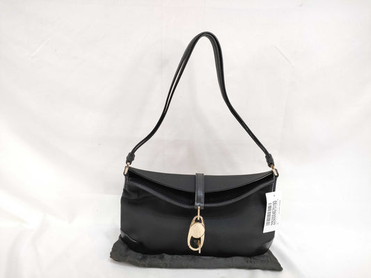 GUCCI Gucci Nylon One-Shoulder Handbag Black 001 4147