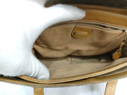GUCCI Old Gucci GG Canvas Shoulder Bag Tote Bag 3-Piece Set Handbag